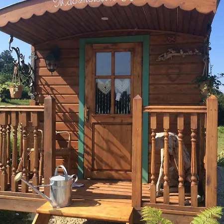 Glamping Roulotte De Luxe Vue 180° ,et Un Ha De Verdure